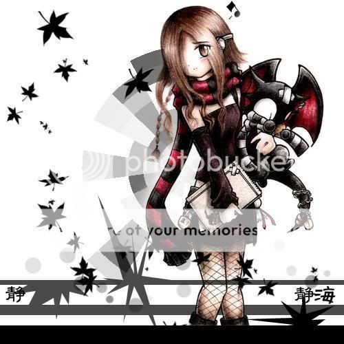 Anime girl goth Pictures, Images and Photos