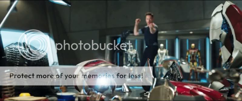 Tony is summoning his Iron Man armor Tony is summoning his Iron Man armor