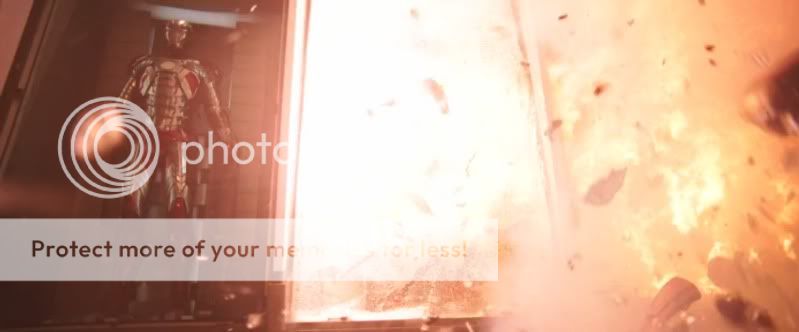 Tony's Iron Man armors are exploded Tony's Iron Man armors are exploded