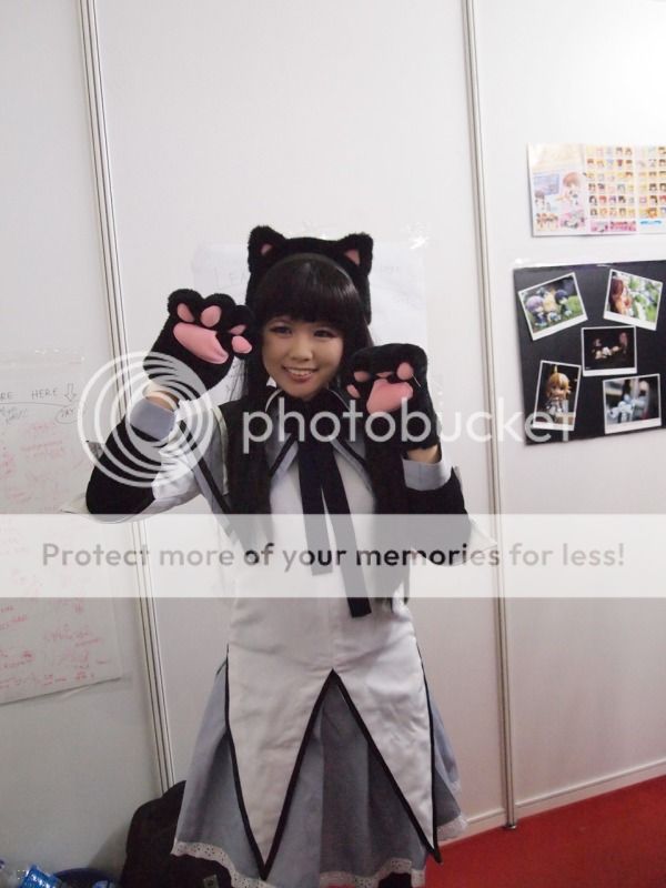 Homura Akemi with Neko Mimi & Paw Homura Akemi with Neko Mimi & Paw