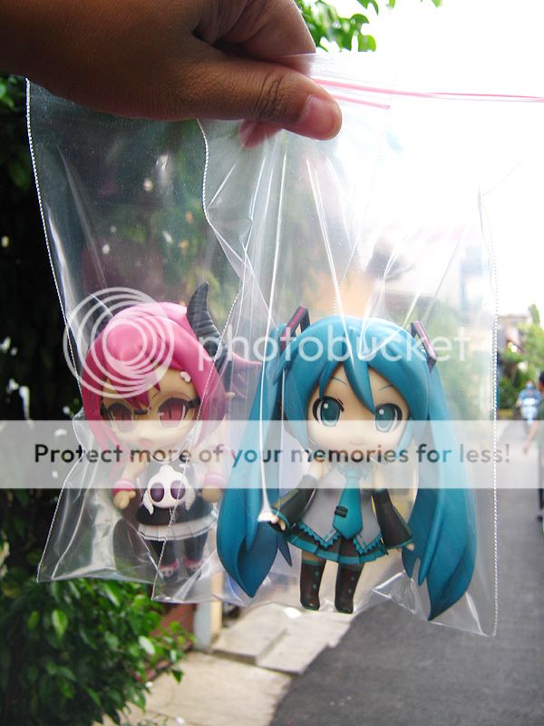 Nendoroid in a ziploc bag Nendoroid in a ziploc bag